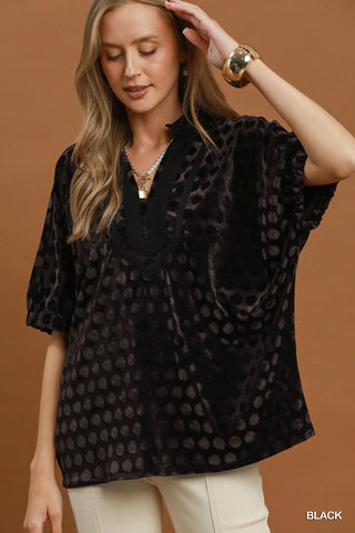 Manhattan Top Black by Umgee
