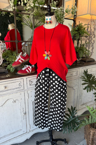 Marcy Sweater Red by Glam Sweater Glam