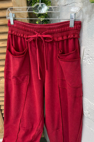 Woodland Pants Dk Red