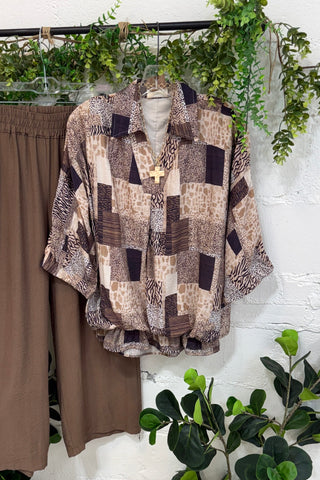Bombay Top Taupe by Umgee