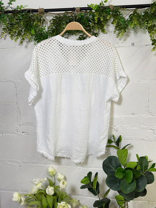 Spring Bling Top Beige limited stock Shirts & Tops New Afeis