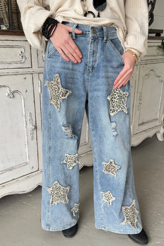 Starstruck Pants Denim Jeans Blue Velvet
