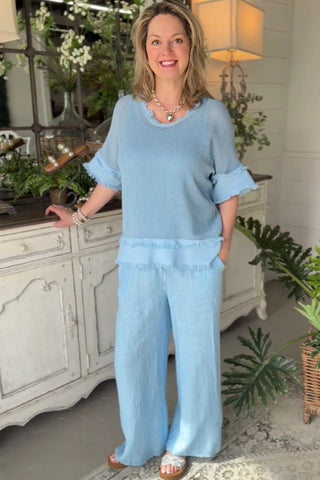 Desert Island Blue Shirts & Tops Sole Luna