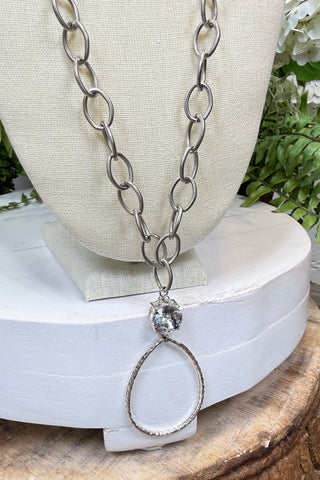 Radiant Necklace Silver