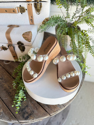 Happy Go Lucky Clear by Corky’s Sandal Corky's Footwear