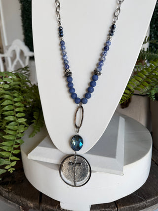 Sincerity Necklace Blue