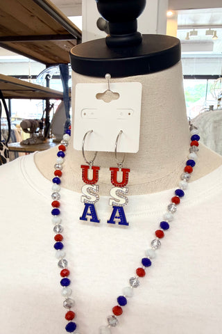 Spangled USA Earrings Earrings Accessories To Go
