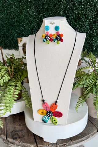 Flower Girl Earrings Brights