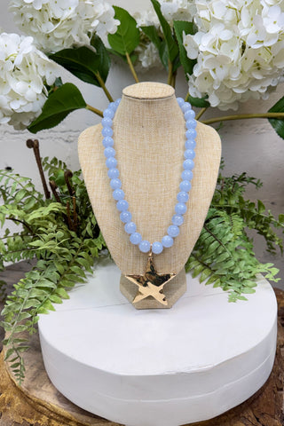 Jama Necklace Lt Blue