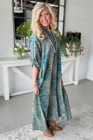 Movement Dress Blue Dresses S F Moda