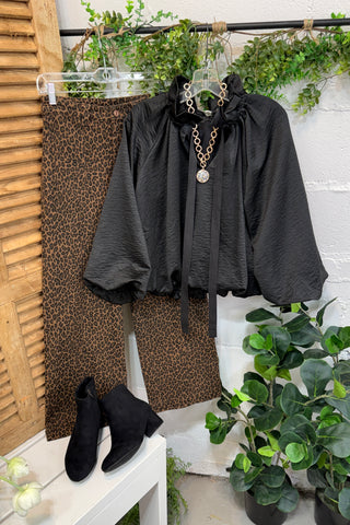 Bacall Top Black by Entro Shirts & Tops Entro