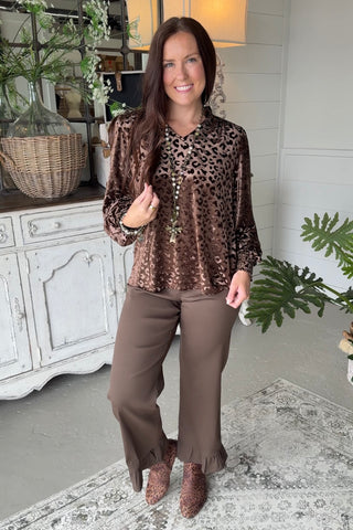 Jessica Top Brown Shirts & Tops Staccato