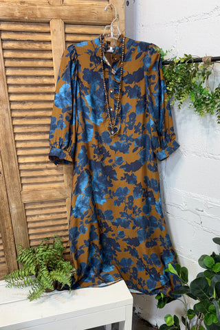Nikola Long Dress Camel by Entro Dresses Entro
