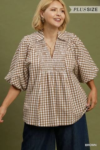 Scotty Top Brown by Umgee