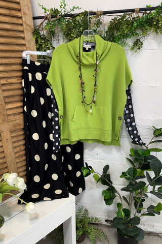 Sassy Lass Sweater Lime Sole Luna
