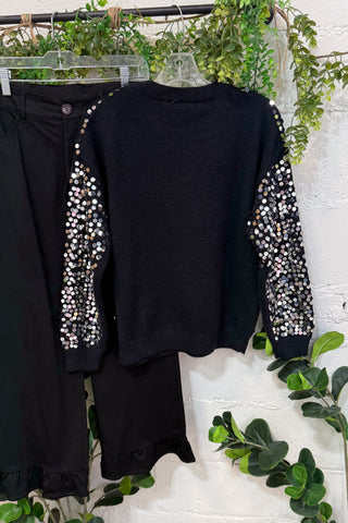Mansfield Sweater Black Sweater Original USA