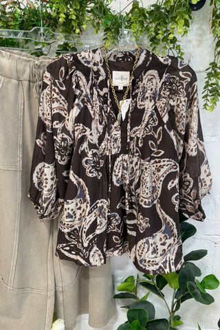 Coosa Top Brown by Umgee