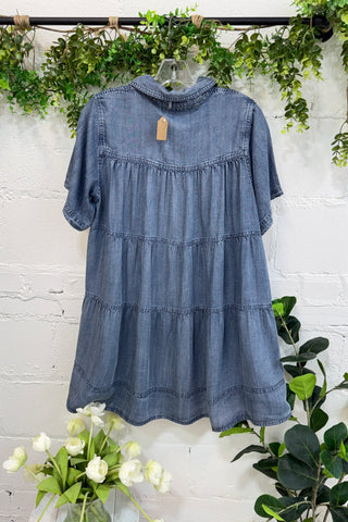 Deja Blue Dress Dk Denim