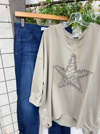 Milani Star Taupe Shirts & Tops Prospero