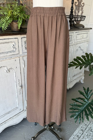 Barker Pants Mocha by Umgee