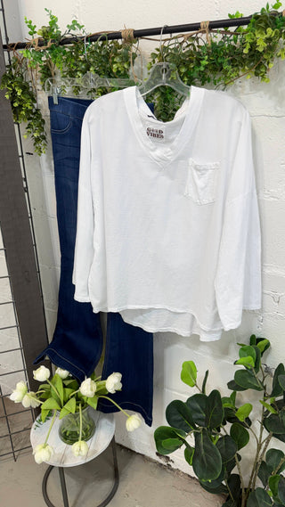 Carson Top White