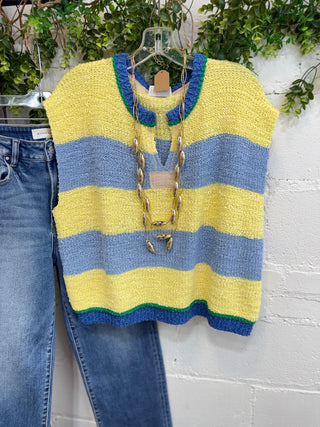 Tightrope Sweater Cloud/Butter by Eesome Sweater eesome