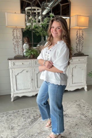 Avery Top Off White by Umgee Shirts & Tops Umgee