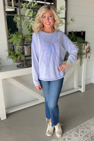 Neat Bow Lavender RESTOCk Shirts & Tops Sage & Fig
