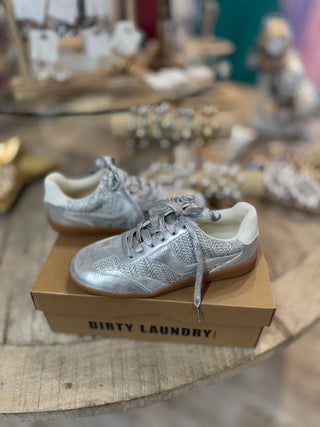Tropics Braided Metallic Sneakers Silver by Chinese Laundry Shoes Dirty Laundry