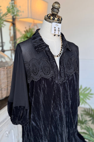 Brylee Dress Black by Umgee