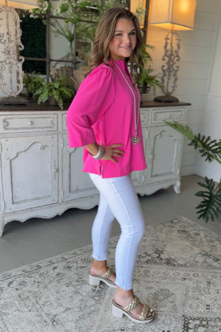 Devon Top Hot Pink by Jodifl Shirts & Tops Jodifl