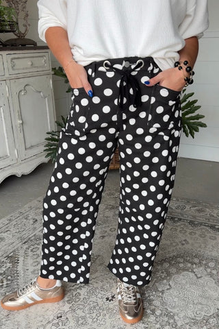 Ellie May Jeans Black/Polka by Jodifl
