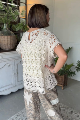 Judith Top Natural by Easel Shirts & Tops Easel