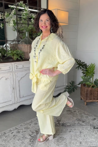 Daisy Jane Top Yellow Shirts & Tops Sole Luna