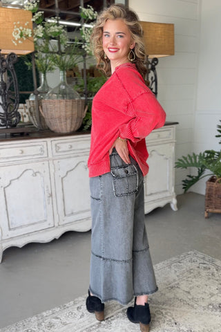 Becky Pants Denim Pants Sage+Fig