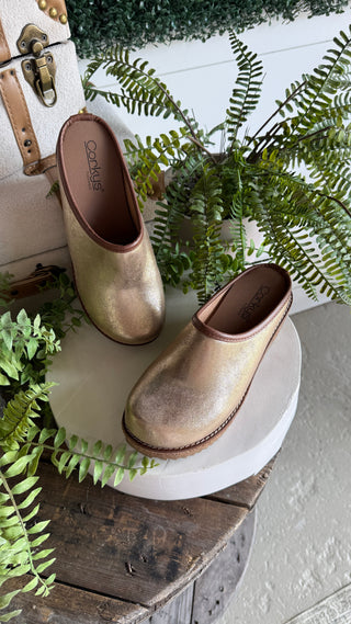 Better Half Slides Gold by Corky’s Shoes Corky's Footwear