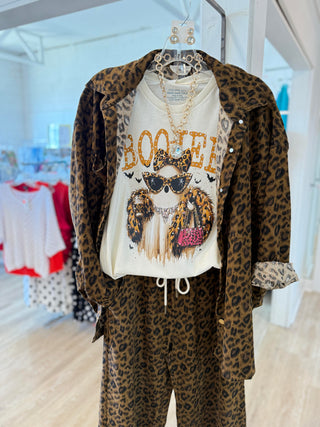 Boojee Ghost Tee Natural T Shirt The Crystal Ranch