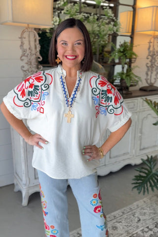 Summer Days Top Cream by Umgee