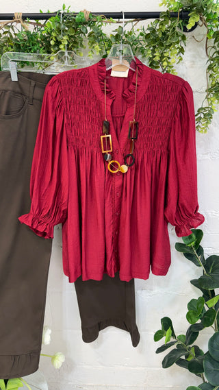 Wagner Top Crimson by Umgee