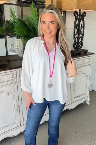 Night and Day White by Eesome**Ready Tracy Shirts & Tops eesome