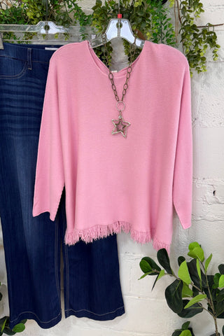 Wells Sweater Pink sweater Sole Luna