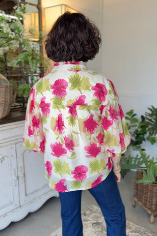 Rene Top Strawberry Mix Shirts & Tops Gigio