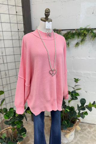 Tiffany Sweater Pink Shirts & Tops Zenana