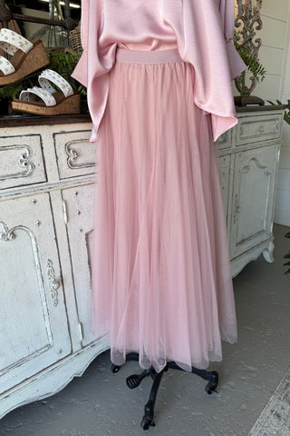 Abilene Skirt Blush Skirt YOLLY