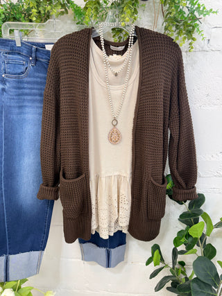 Diane Cardigan Chocolate