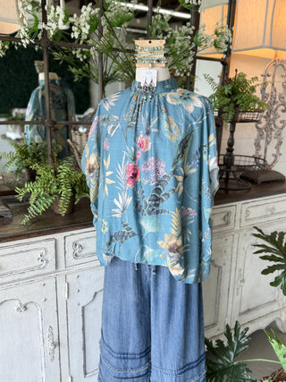 Ricki Top Teal by Umgee