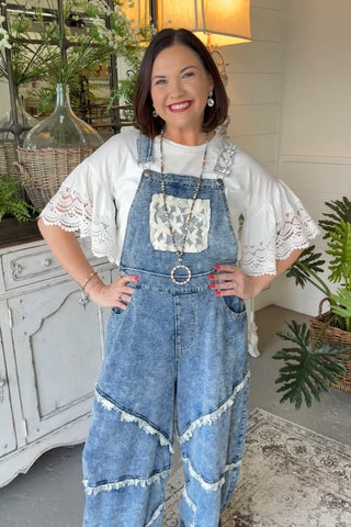 Cheryl Top White by Easel Shirts & Tops Easel