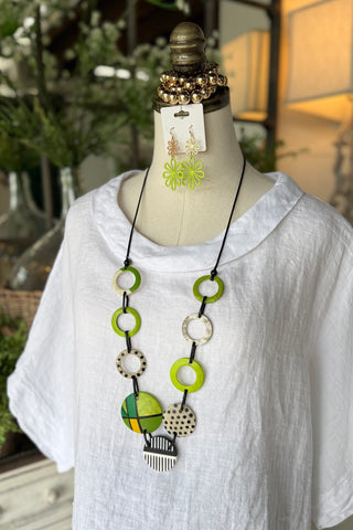 Hey Jude Linen Top White Shirts & Tops YOLLY