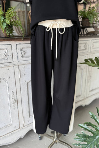 Nina Pant Set Black Top & Pant Set Mittoshop