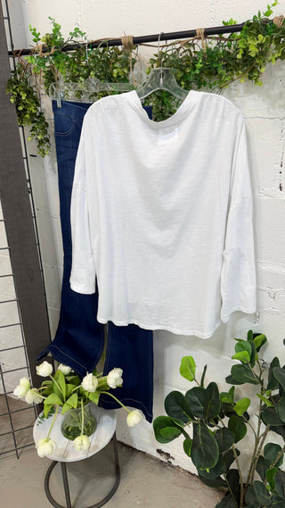 Carson Top White